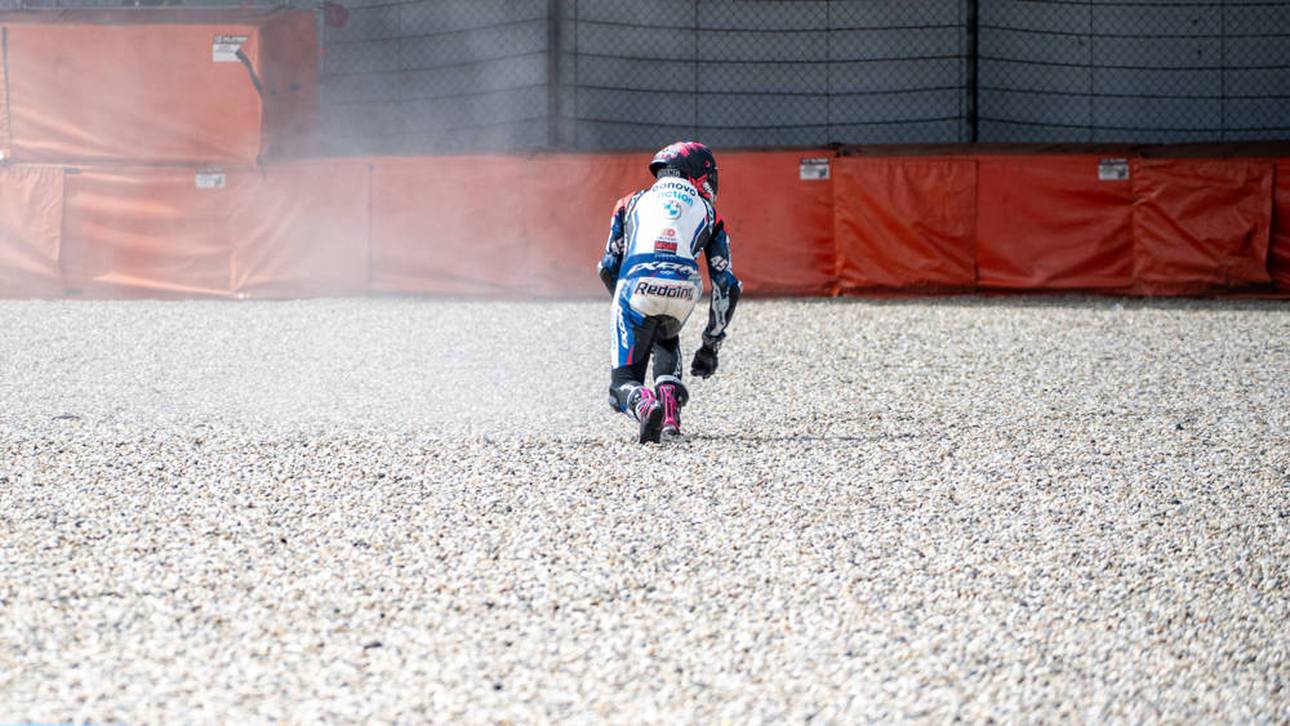 Sturzfestival von Alonso in Assen