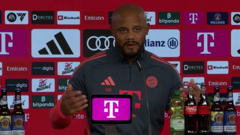 FCB-Trainer Vincent Kompany reagiert auf eine Äußerung von Gladbach-Trainer Eugen Polanski. 