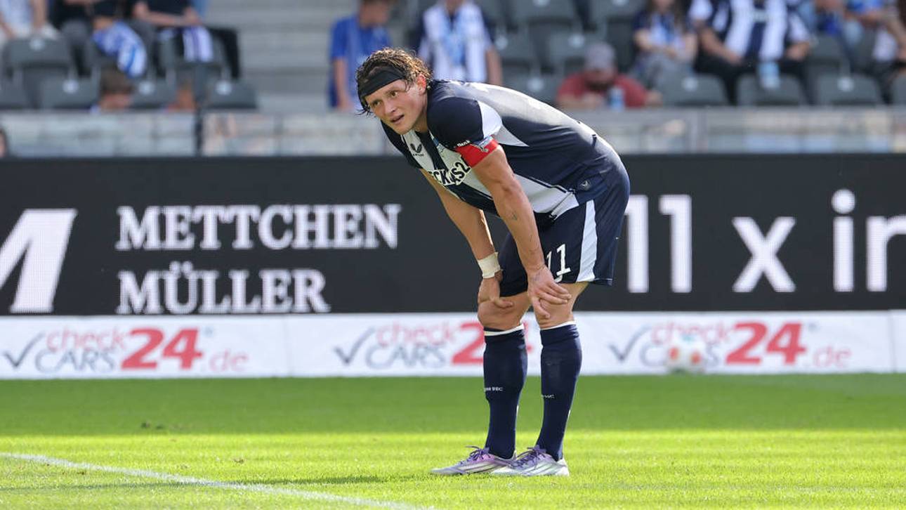 Fabian Reese kassierte mit Hertha BSC den nächsten Rückschlag