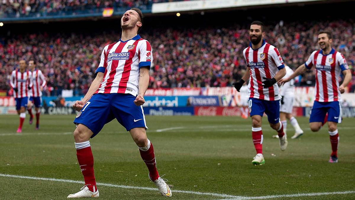 Saul Niguez markierte den zweiten Treffer für Atletico Madrid gegen Real Madrid