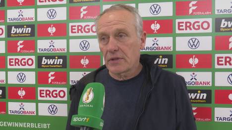 Christian Streich konnte erstmals beim FC Bayern gewinnen. Nach dem Spiel lobt er seine Mannschaft für deren Defensivleistung.