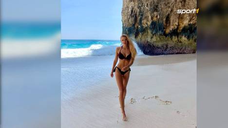 Die deutsche Leichtathletin und Instagram-Star Alica Schmidt freut sich mit heißem Urlaubsrückblick auf ihr Trainingslager in der Sonne.