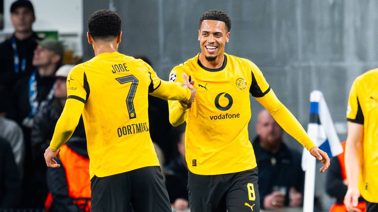 Felix Nmecha jubelte mit Jobe Bellingham