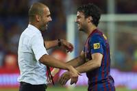 Cesc Fabregas schwärmt von Pep Guardiola, unter dem der Spanier beim FC Barcelona spielte. Für den Weltmeister von 2010 galt Guardiola schon immer als Vorbild.