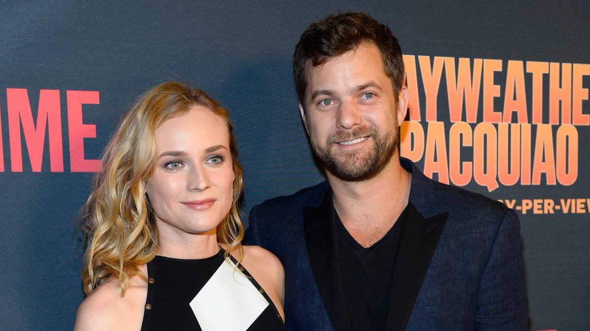 Auch Diane Kruger und ihr Freund Joshua Jackson lassen sich den Mega-Fight nicht entgehen
