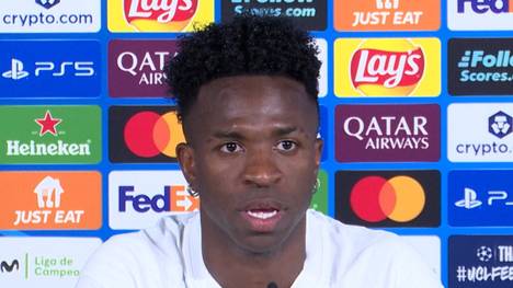 Vor dem Champions-League-Viertelfinale zwischen dem FC Bayern und Real Madrid schwärmt Vinicius Jr. von Harry Kane.