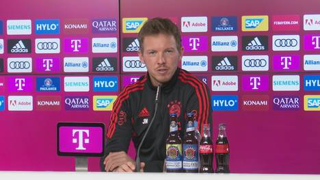 Bayern trifft in der Bundesliga auf den VfL Wolfsburg mit Ex-Bayern-Trainer Niko Kovac. Auf eine kleinen Spitze des Gegners reagiert nun Bayern-Coach Julian Nagelsmann