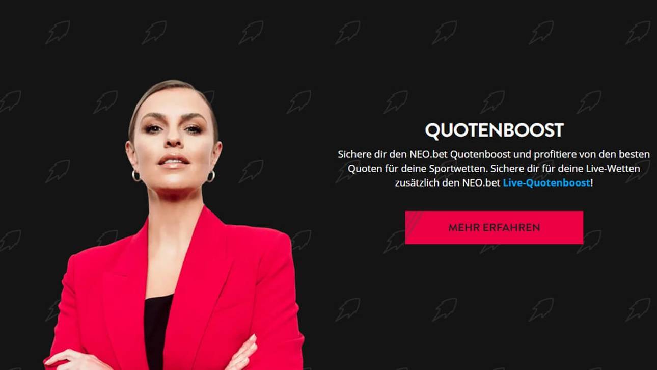 NEO.bet bietet für zahlreiche Spiele einen Quotenboost an.
