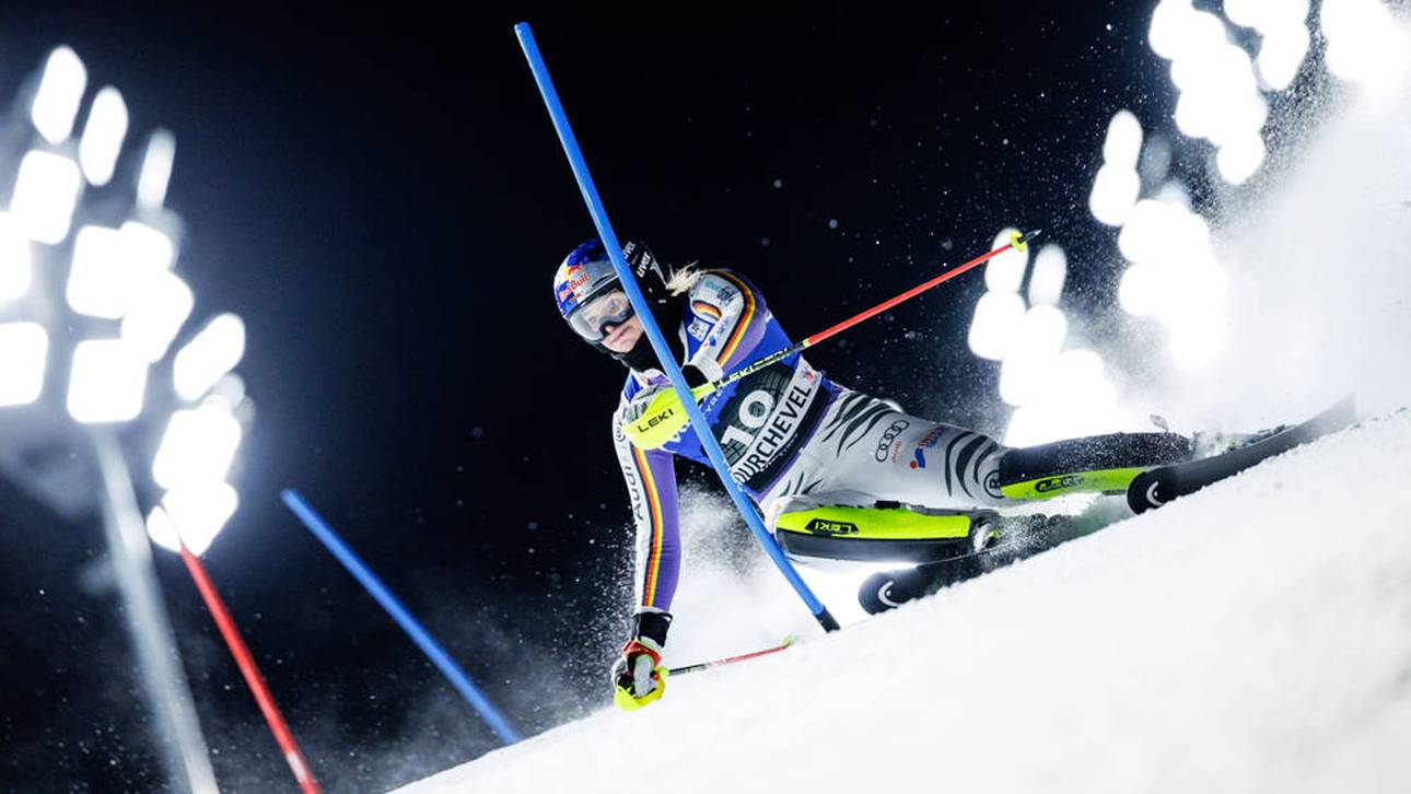 Emma Aicher überzeugte auch beim Nachtrennen