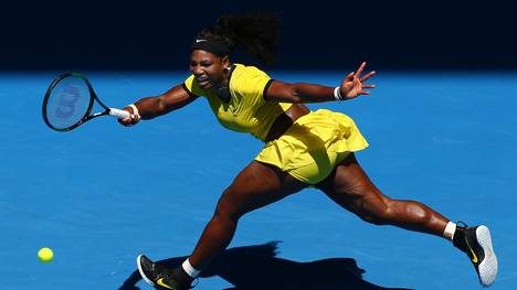 Serena Williams steht im Achtelfinale der Australian Open
