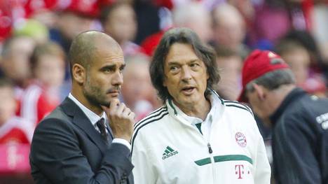 Hans-Wilhelm Müller-Wohlfahrt (r.) war mit dem Verhalten von Pep Guardiola beim FC Bayern nicht einverstanden