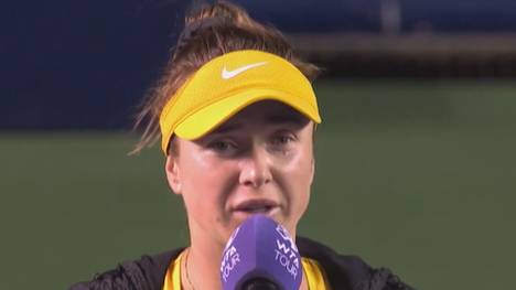 Nach dem Sieg gegen die Russin Anastassija Potapowa beim WTA-Turnier in Monterrey kündigte die Ukrainerin Elina Svitolina an, ihr Preisgeld zu spenden. Die 27-Jährige sieht sich auf einer Mission.