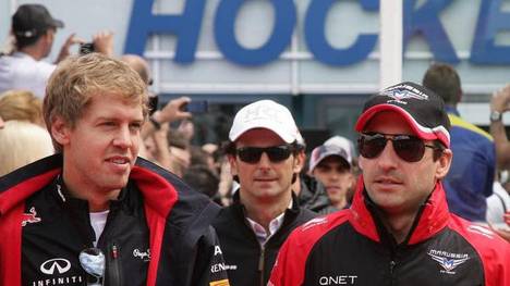 Kumpels aus dem Odenwald: Sebastian Vettel und Timo Glock