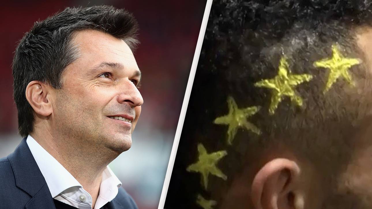 Heidel scherzt über Aubas Frisur