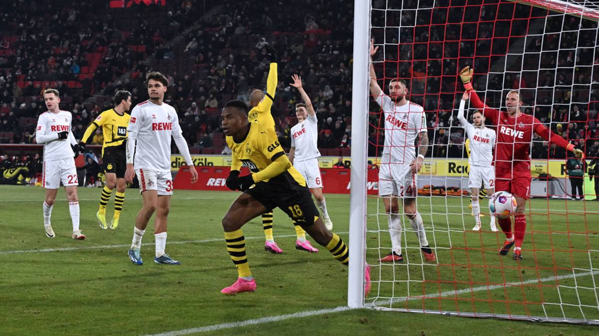 Gegen Köln erzielte Moukoko seinen bisher letzten Treffer