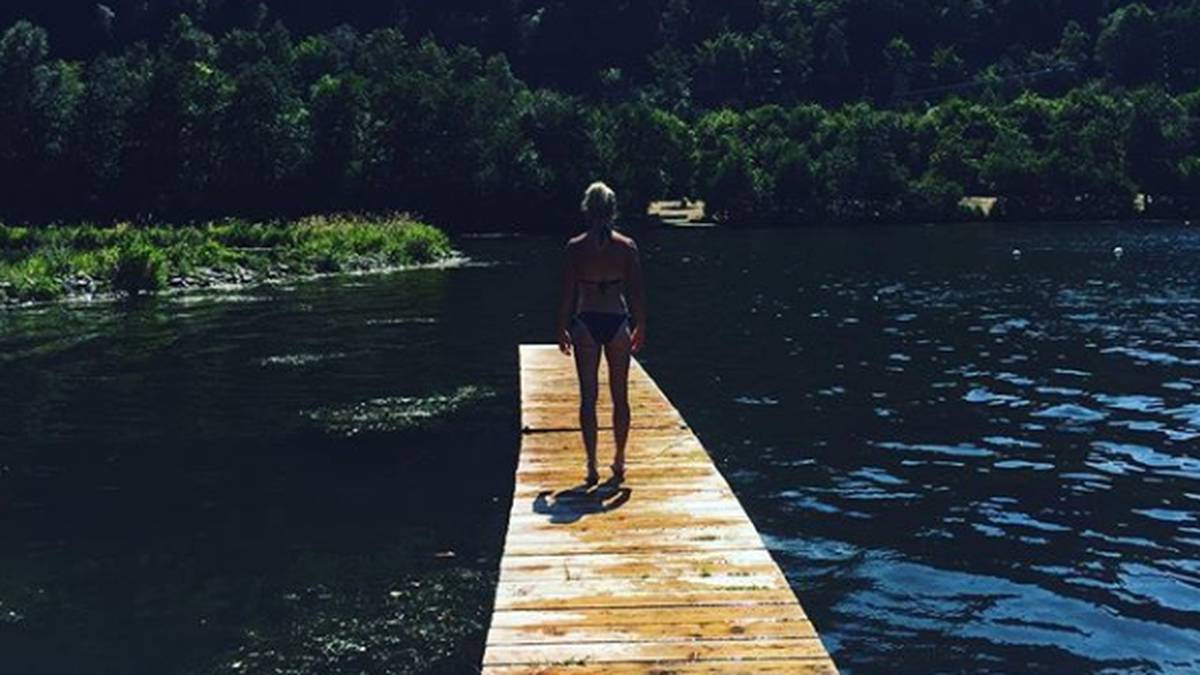 Im Sommer lässt es sich die Deutsche am See gut gehen