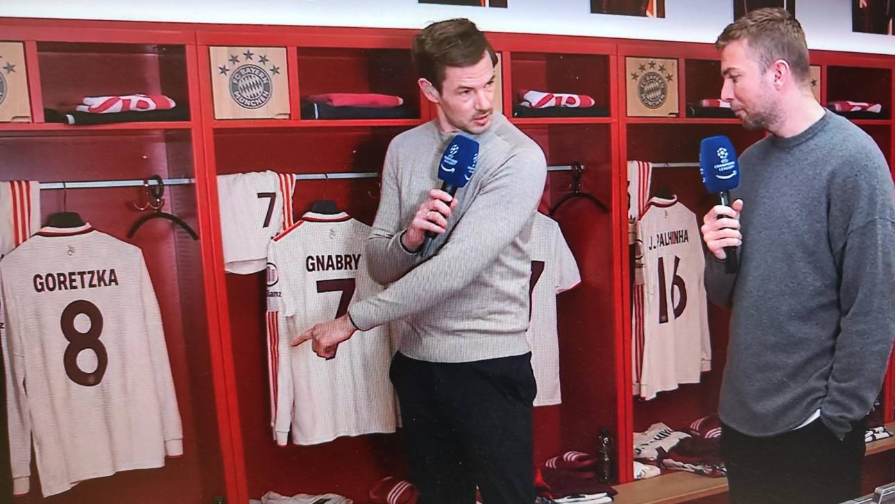Christoph Kramer legte Leon Goretzka ein Geschenk in seinen Spind