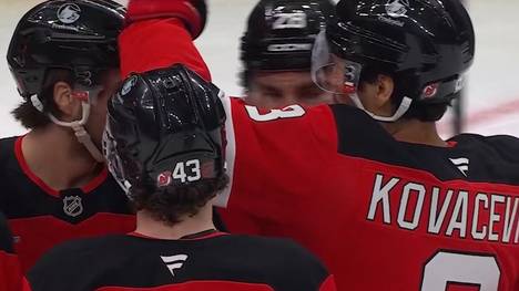 Den New Jersey Devils gelingt nach einem dreifachem Comeback der dritte Sieg in Serie und damit ein wichtiger Schritt im Rennen um die Playoffs.