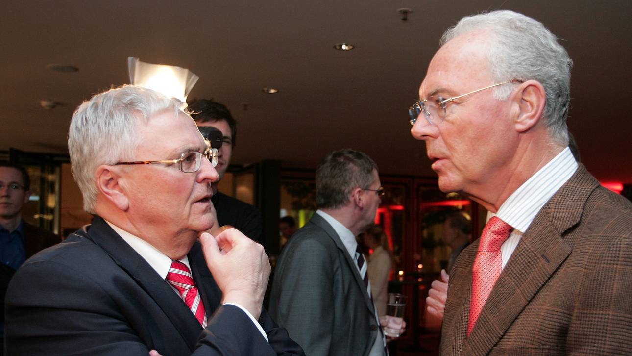 Theo Zwanziger und Franz Beckenbauer