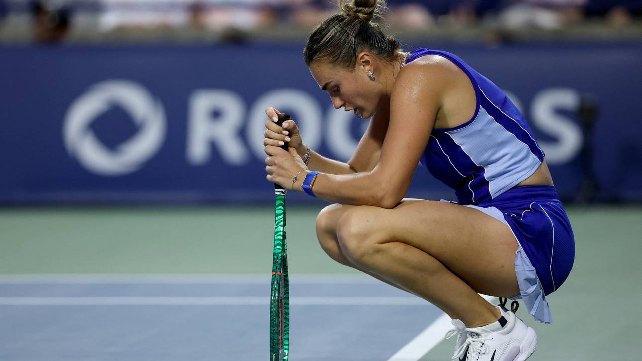 Sabalenka schon wieder früh raus