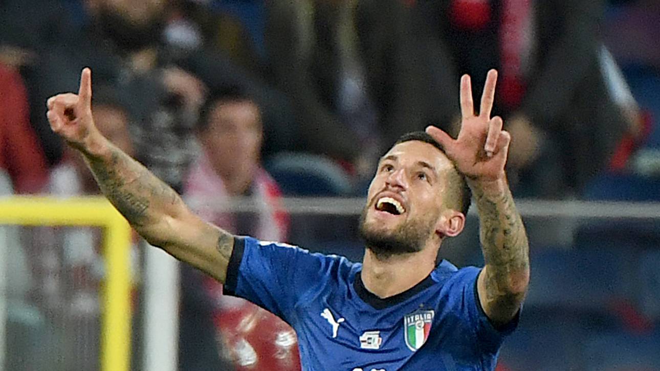 Bewegende Geste von Italiens Held