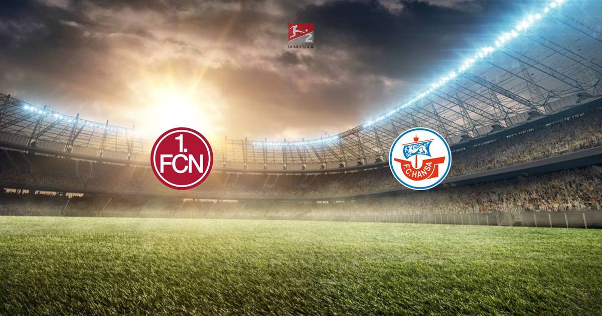 2. Liga: 1. FC Nürnberg – FC Hansa Rostock (Samstag, 13:00 Uhr)