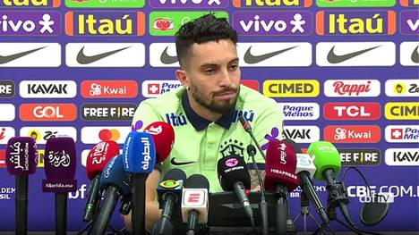 Brasilien bestreitet das erste Spiel des Jahres gegen Marokko mit Interimstrainer Ramon Menezes auf der Bank. Alex Telles spricht vorab über die unklare Trainersituation in der Selecao.