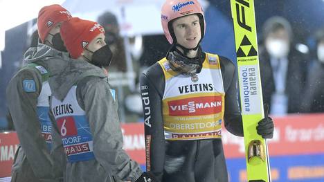 Karl Geiger hatte sich zum Auftakt der Vierschanzentournee in Oberstdorf viel vorgenommen, verpasst aber das Podest