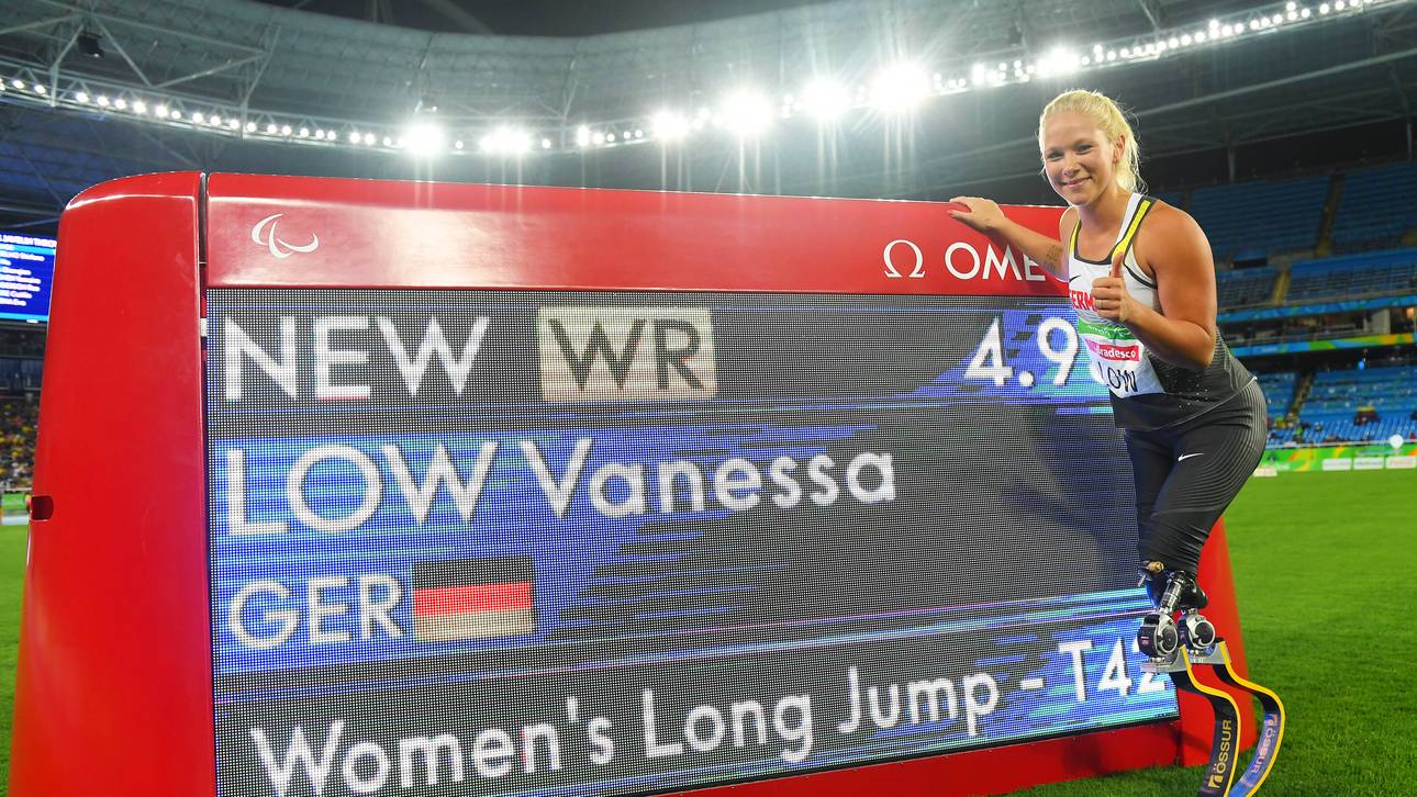 Low holt Gold mit Weltrekord