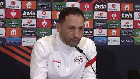 Domenico Tedesco hofft auf eine friedliche Lösung im Ukraine-Konflikt. Der Trainer von RB Leipzig war zwei Jahre lang Trainer von Spartak Moskau.