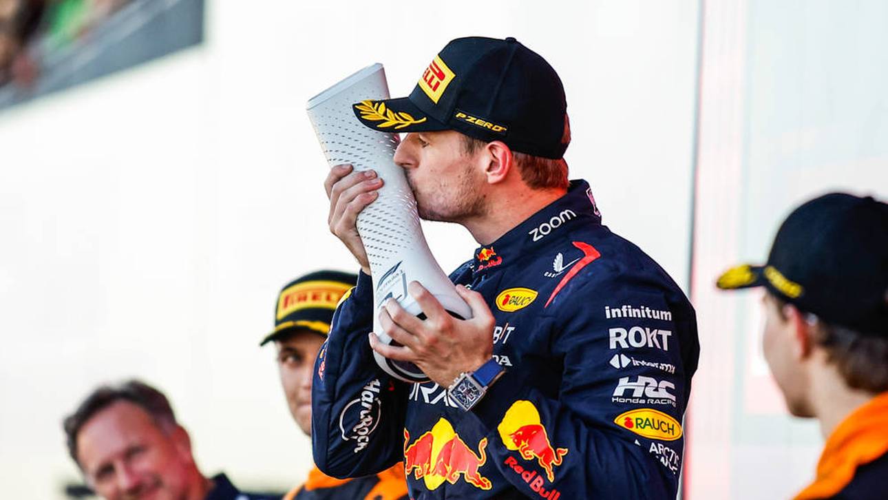 Irrer Kuss-Zwang für Verstappen