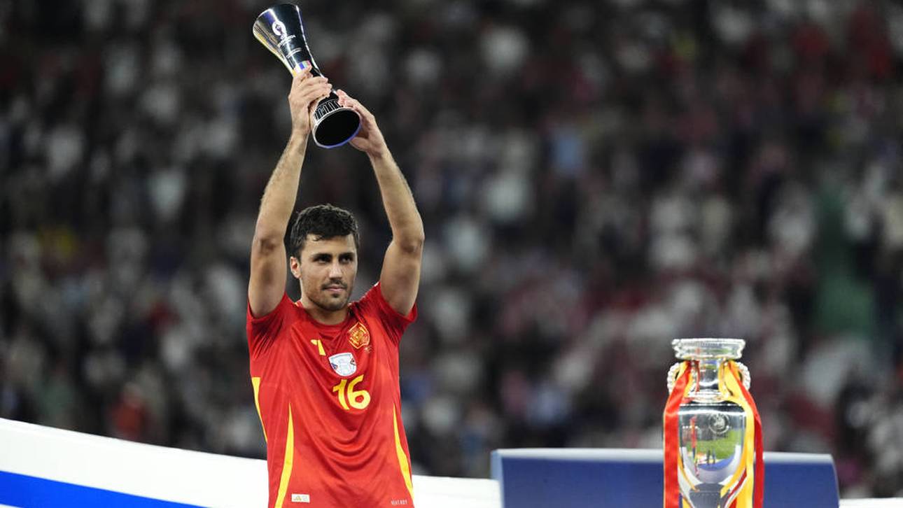 Rodri wurde bei der EM in Deutschland zum Spieler des Turniers gekürt