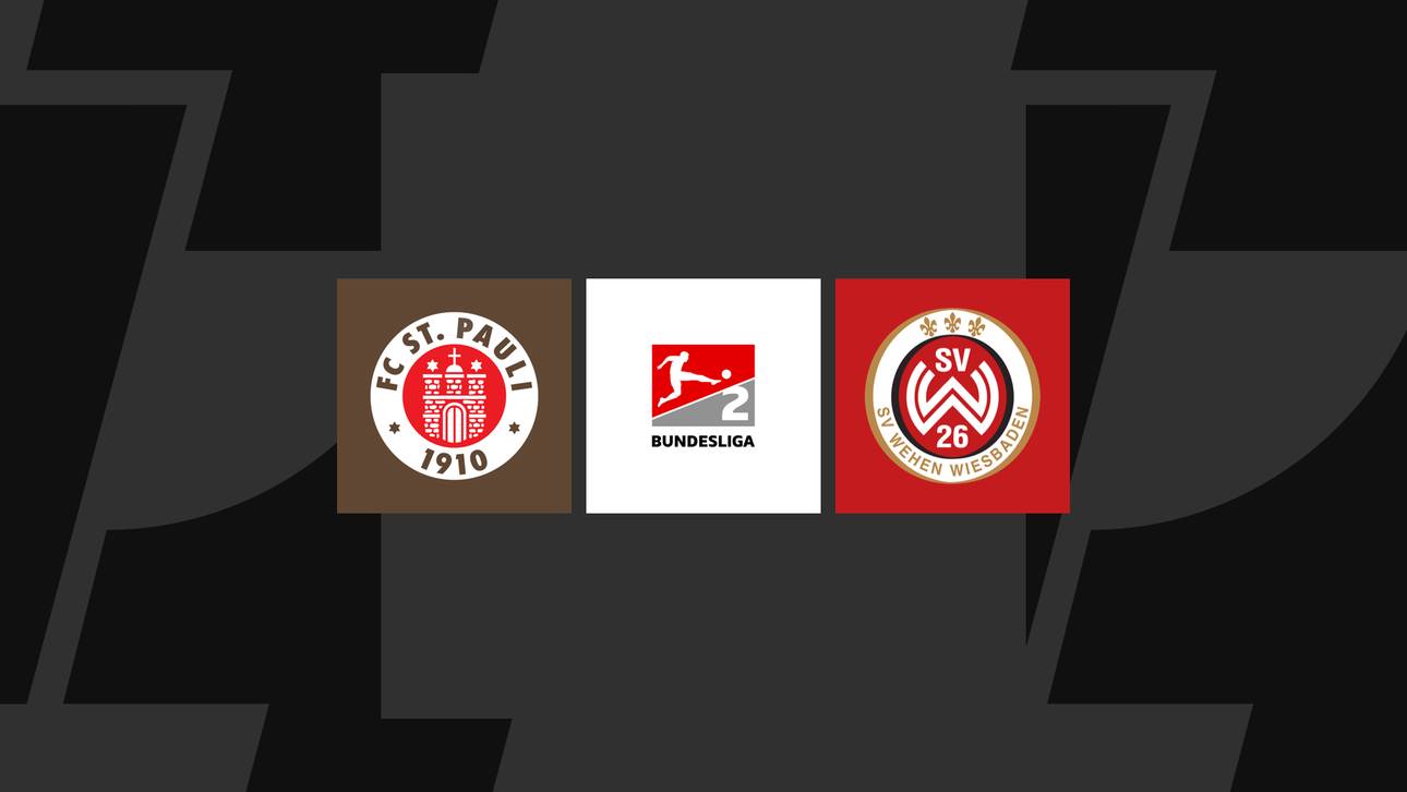 2. Bundesliga heute: St. Pauli gegen Wiesbaden