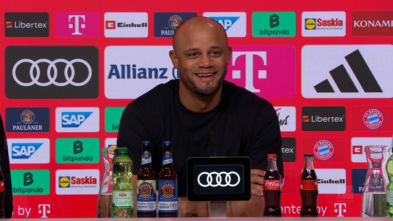Sané? Über diese Frage kann Kompany nur lachen