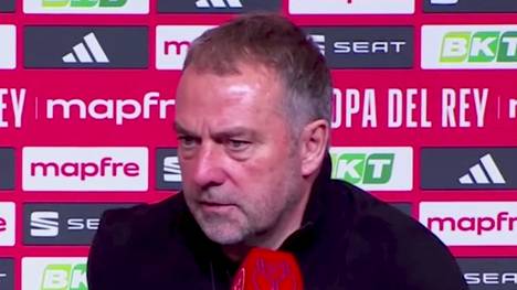 Der FC Barcelona legt in der Copa del Rey fast ein Mega-Comeback gegen Atlético Madrid hin. Das stimmt Trainer Hansi Flick positiv.