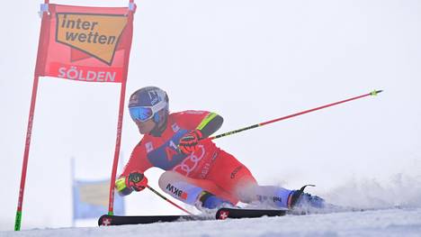 Der Schweizer Marco Odermatt in Sölden.