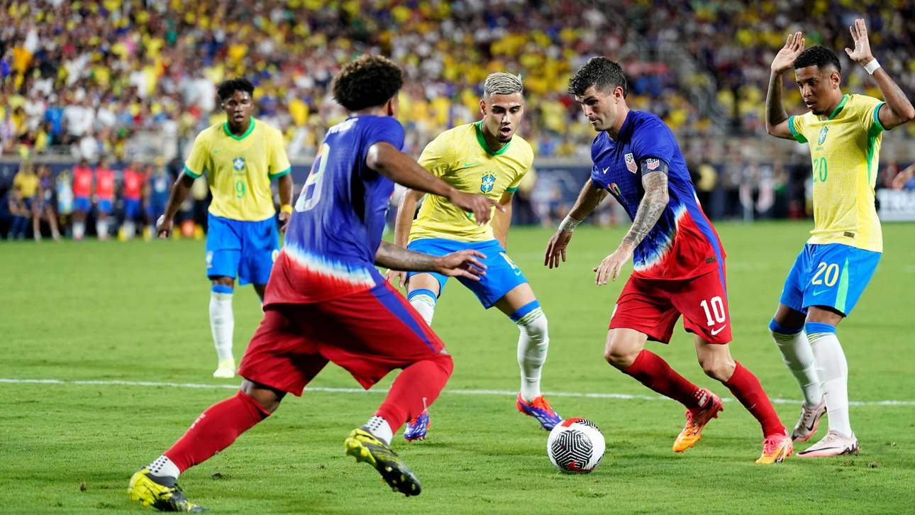 Copa-America-Gastgeber USA ringt Brasilien Remis ab