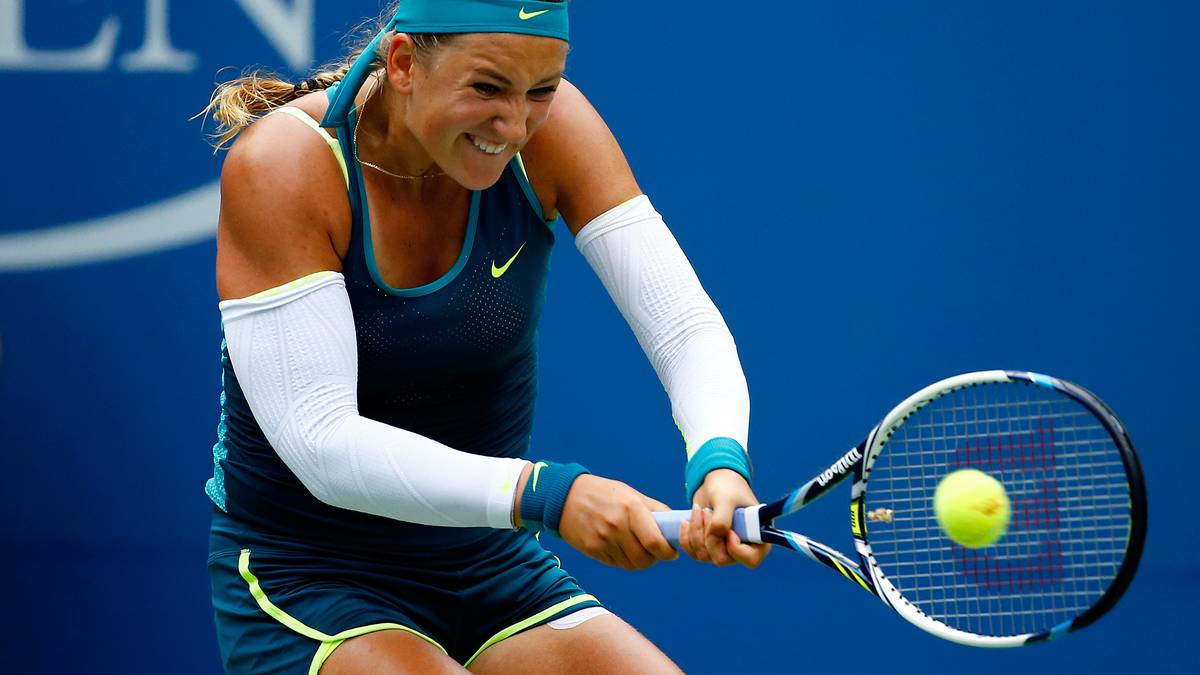 ... und auch im dritten Durchgang läuft's für die Weißrussin wie am Schnürchen zu Beginn. Aufschlagspiel durchgebracht plus Break im Anschluss - 2:0