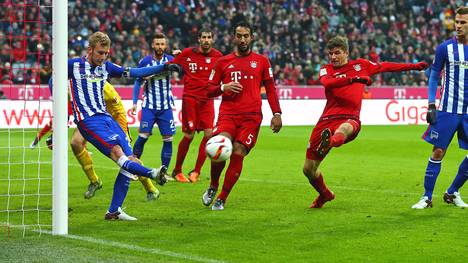 Thomas Müller erzielt bereits zum vierten Mal in dieser Saison ein 1:0 für Bayern