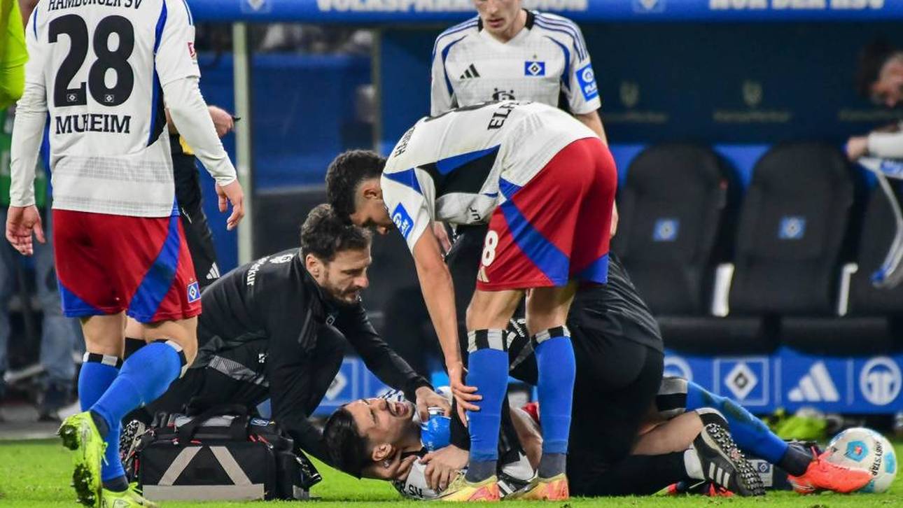 Dennis Hadzikadunic musste behandelt und anschließend ausgewechselt werden