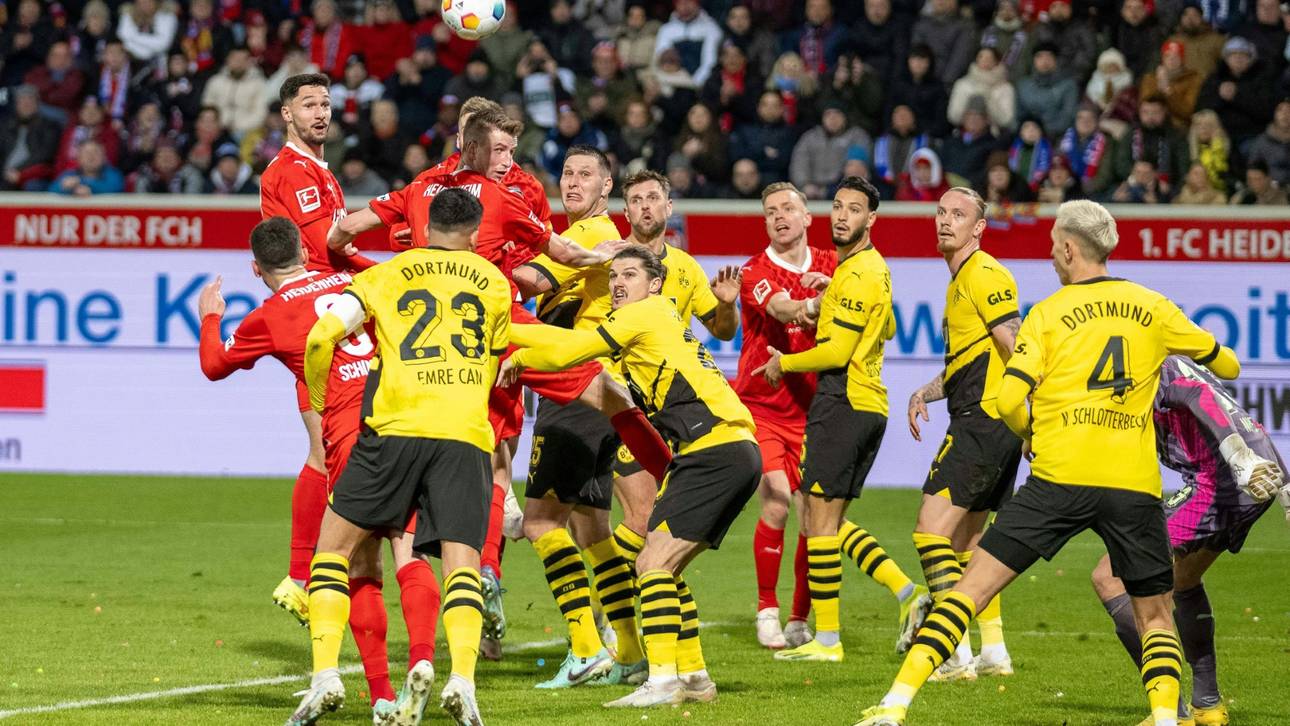 Erster Punktverlust des Jahres: Dortmund patzt in Heidenheim