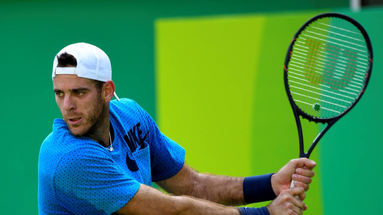 Del Potro im Aufzug gefangen