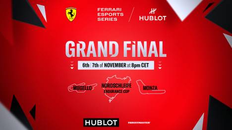 Ferrari Hublot Esports Series - Alle Infos zum großen Finale 