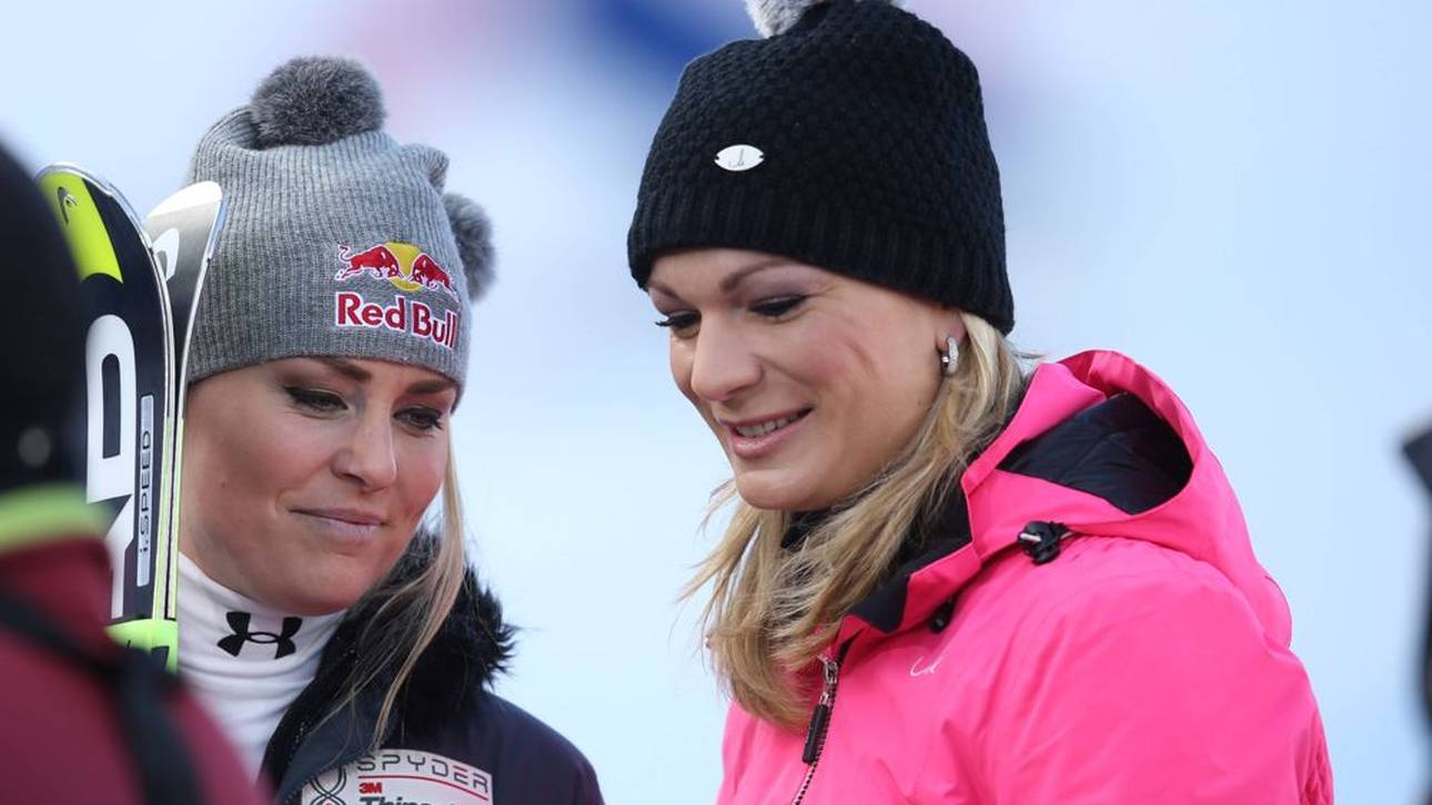 Lindsey Vonn (l.) und Maria Höfl-Riesch waren früher Freundinnen und Rivalinnen im Weltcup