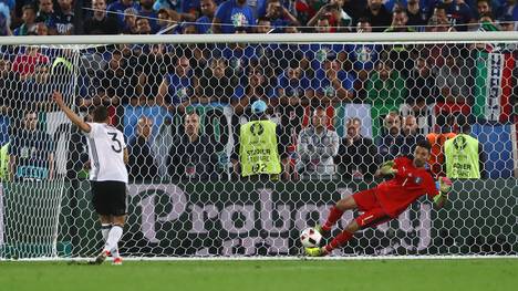 Jonas Hector schoss die deutsche Mannschaft gegen Italien ins Halbfinale