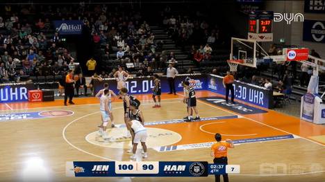 Die Highlights der BBL-Partie Science City Jena - Veolia Towers Hamburg im Video. 