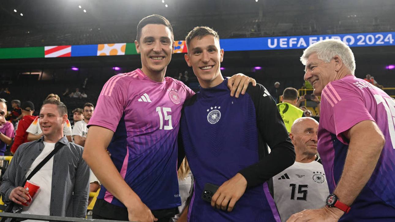 Keven Schlotterbeck (l.) an der Seite seines Bruder bei der EM im eigenen Land