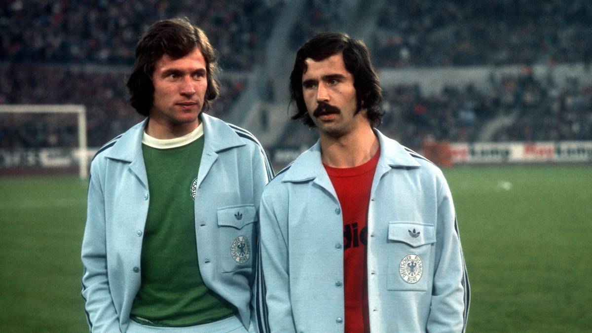 Jupp Heynckes und Gerd Müller wurden 1974 mit Deutschland Weltmeister