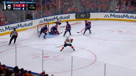 Nach seinem Overtime-Winner für die Edmonton Oilers im ersten Spiel der Stanley Cup Finals in der NHL gegen die Florida Panthers glänzt Leon Draisaitl auch in Spiel 2. Aber wieder entwickelt sich ein echter Krimi, der diesmal sogar bis in die zweite Verlängerung andauert.