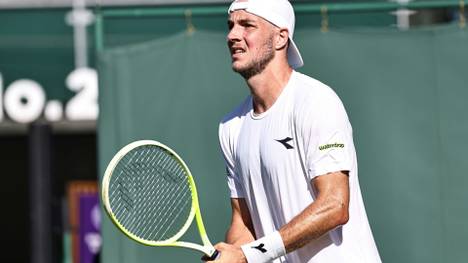 Jan-Lennard Struff kämpft in Wimbledon um den Einzug in die dritte Runde